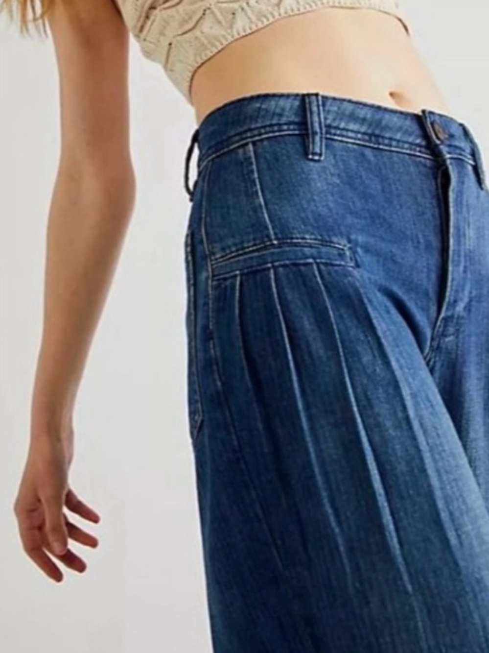 Free People We The Free Charlie Wide-Leg Jeans Size 27 - Picture 2 of 14